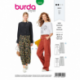 Patron Burda 6250 Pantalon Ample