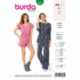 Patron Burda 6261 Pyjama Et Pyjashort