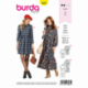 Patron Burda 6265 Robe Col Claudine