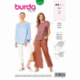 Patron Burda 6270 Blouse Col Rond