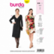 Patron Burda 6287 Robe Fluide