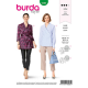 Patron Burda 6285 Blouse Cache-coeur