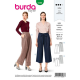 Patron Burda 6286 Pantalon Ample