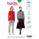 Patron Burda 6293 Veste à Basque