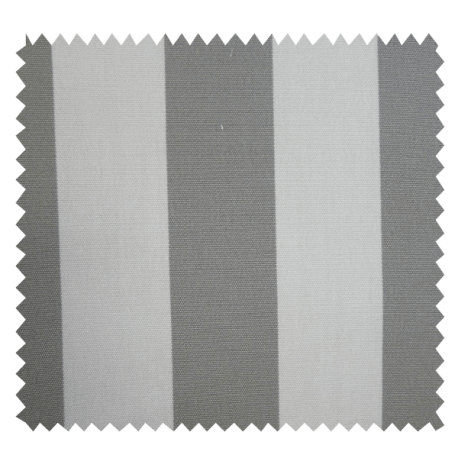 Toile Transat Playa Rayure Blanc et Gris