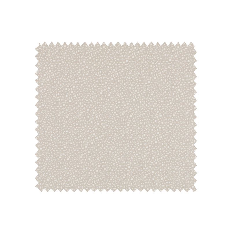 Tissu Petite Fleur Fond Coloris Lin