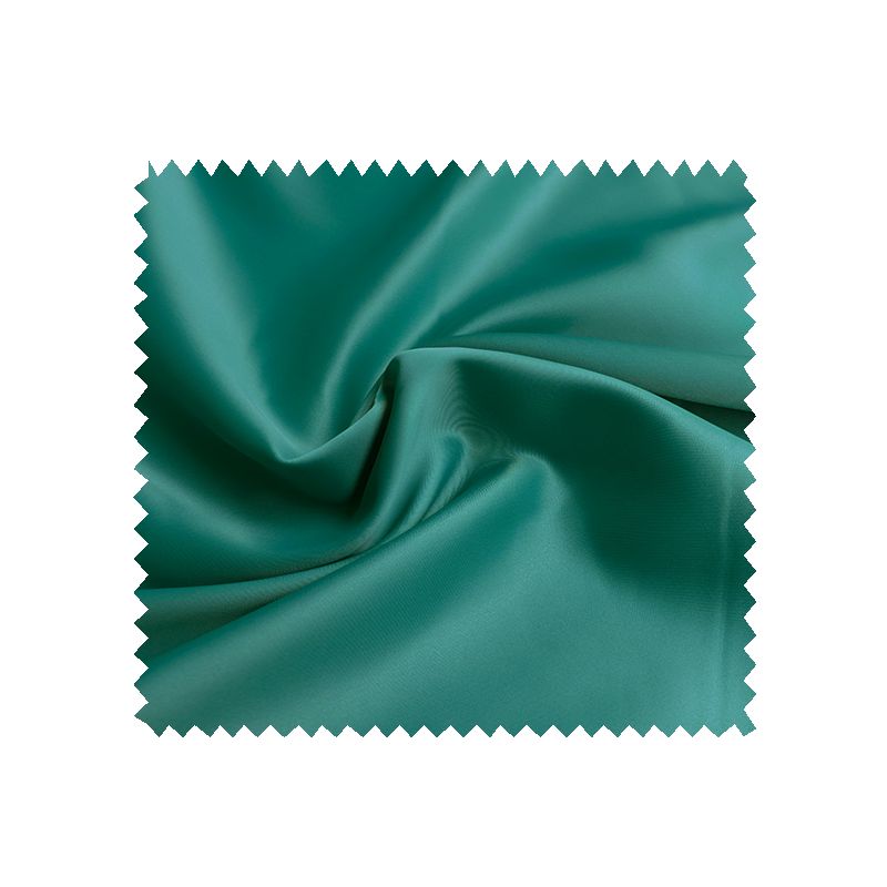 Tissu Champs Elysees Satin Uni Emeraude 