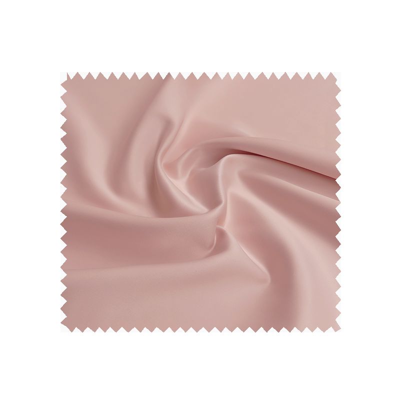 Tissu Champs Elysees Satin Uni Rose 