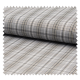 Tissu Carreaux Gris marron 