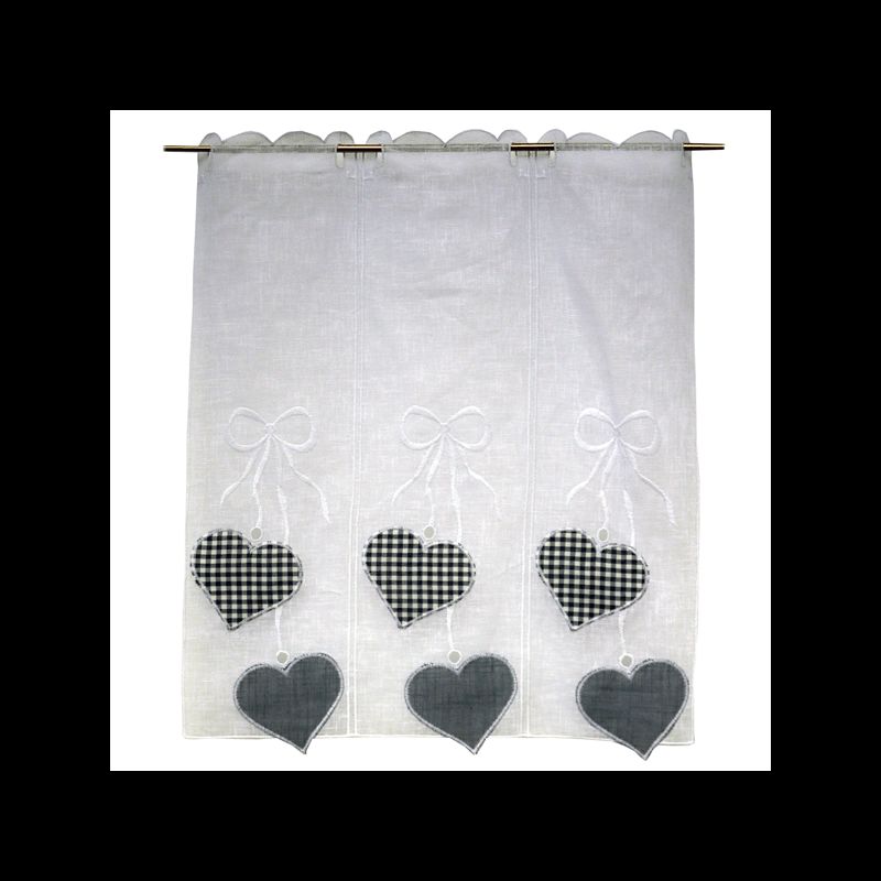 Brise Bise Coeur Gris (45 cm)