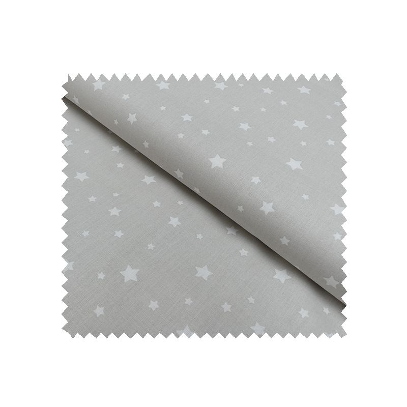 Tissu Zetoile Imprimé Coloris Lin et blanc 