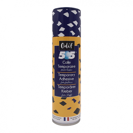 Colle Odif Temporaire en Spray pour Tissu 250 ml