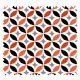 Tissu Imprimé Cercle Piment