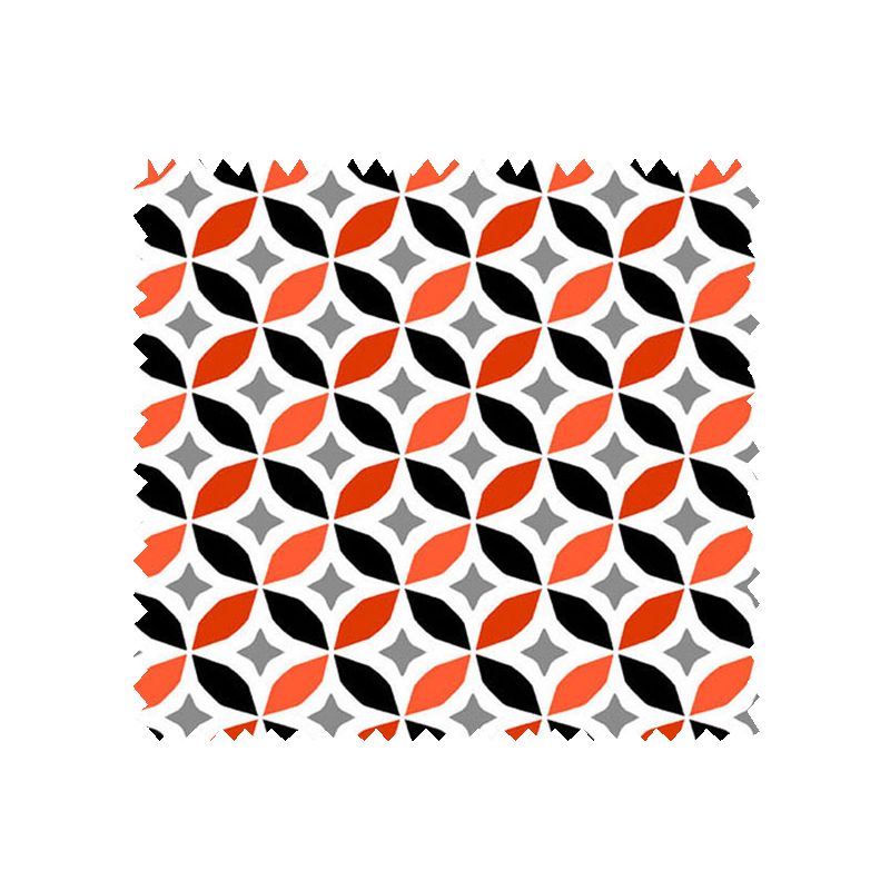Tissu Imprimé Cercle Piment