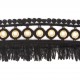 Guipure franges oeillets