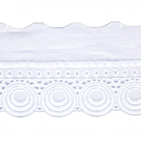 Broderie anglaise 6 cms