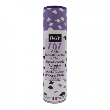 Colle Odif 707 Repositionnable Tissu Spray 250ml