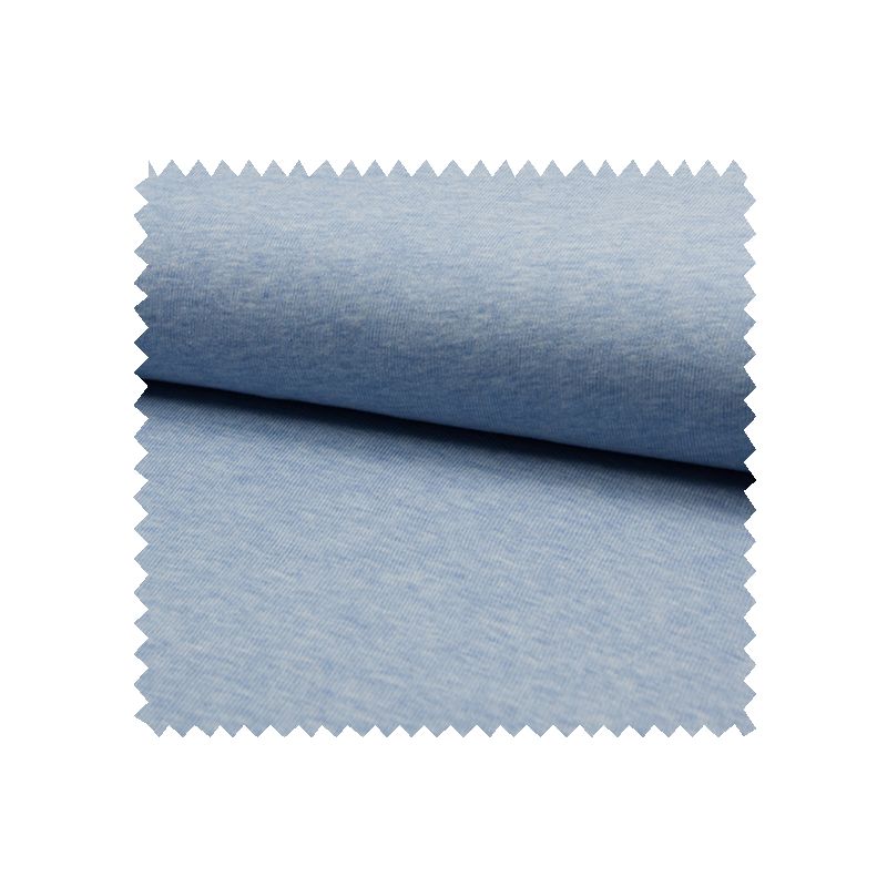 Tissu Coton Melangé Bleu Clair 