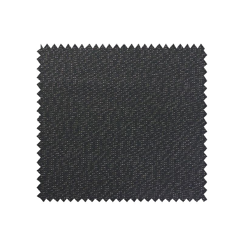 Tissu Cubex Lurex Enduit Anthracite 