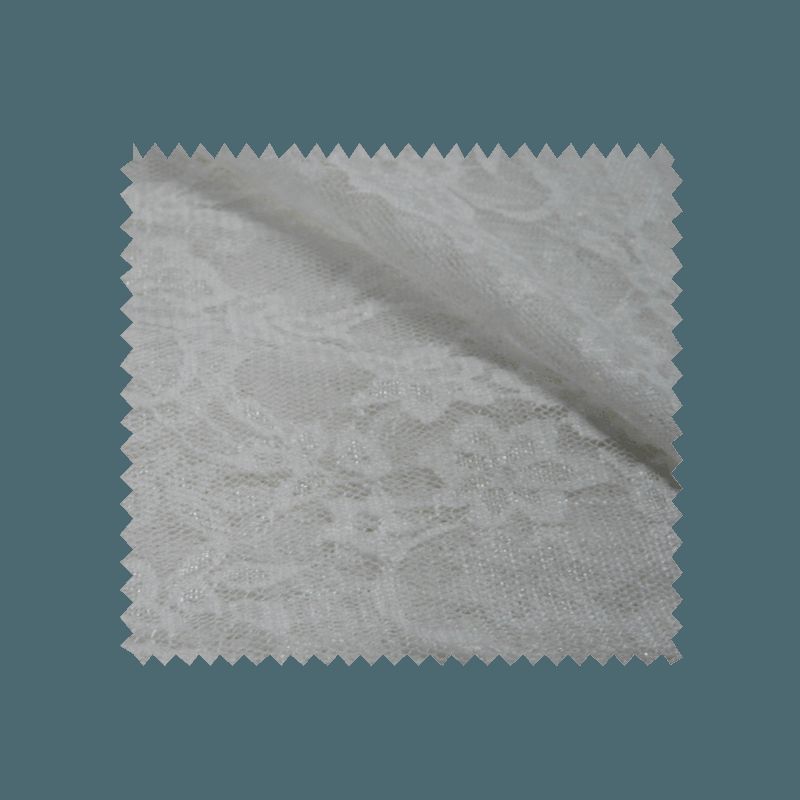 Tissu Dentelle Fleur Ecru