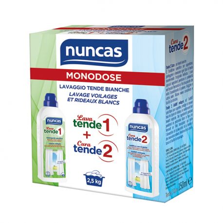 Produit Nuncas Monodose Lavage Voilage/rideau Blanc 75ml 150ml