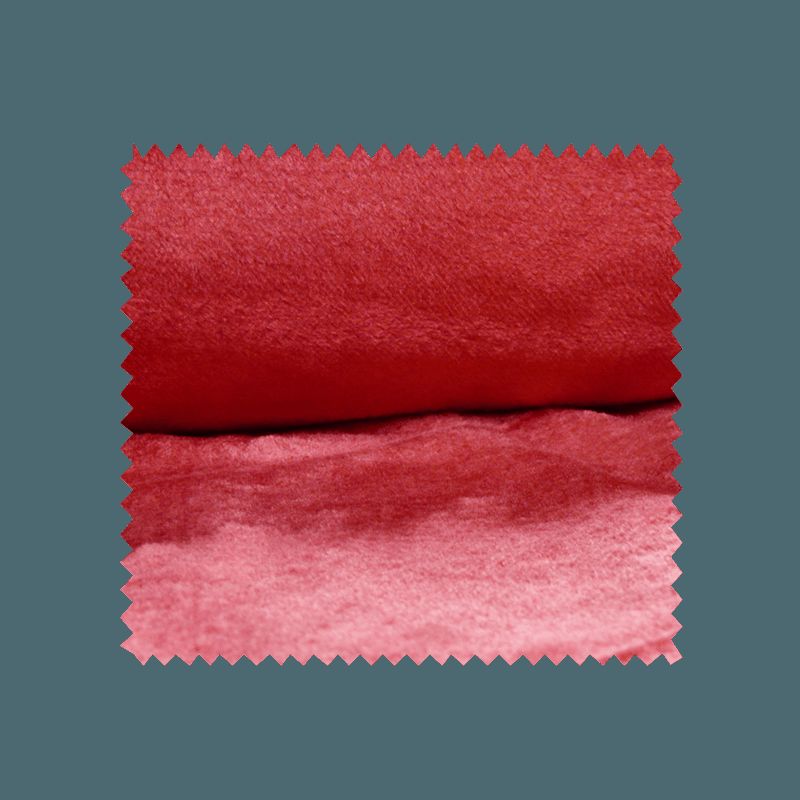 Tissu Fausse Fourrure Uni Rouge