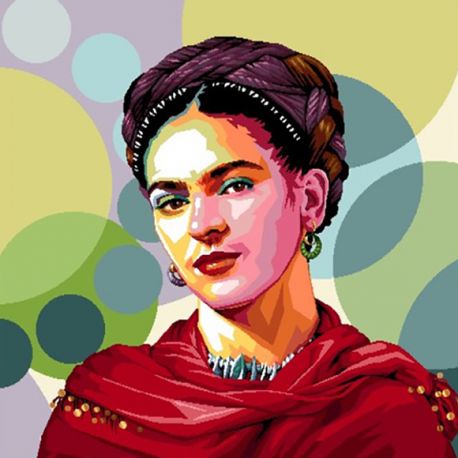 Coupon de Tissu Frida Kahlo 45x45 cm