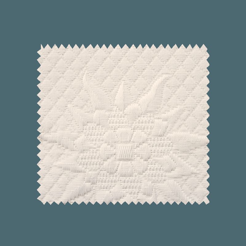 Tissu Jacquard piqué BBsoleil Ecru