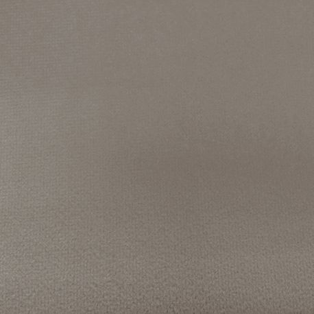 Tissu Velours Uni Tornado Taupe