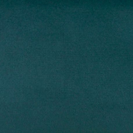 Tissu Velours Uni Tornado Bleu Canard
