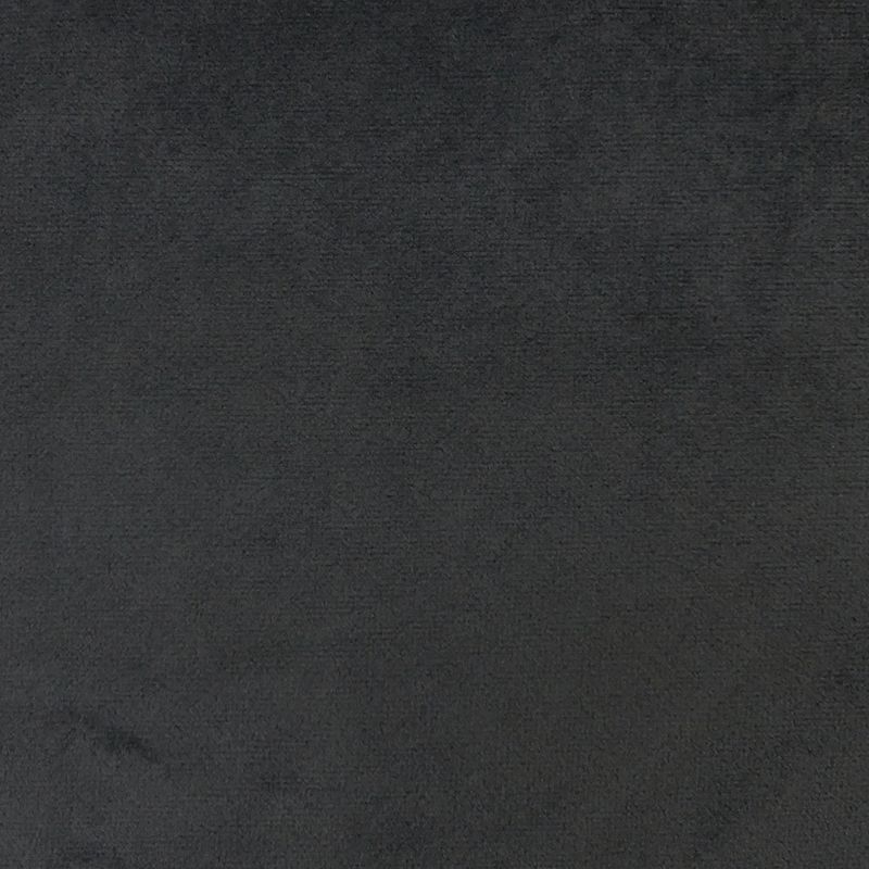 Tissu Velours Uni Anthracite 