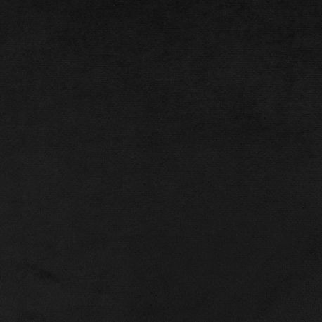 Tissu Velours Uni Noir 