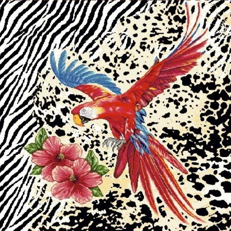 Coupon de tissu Arco Oiseau 45x45 cm