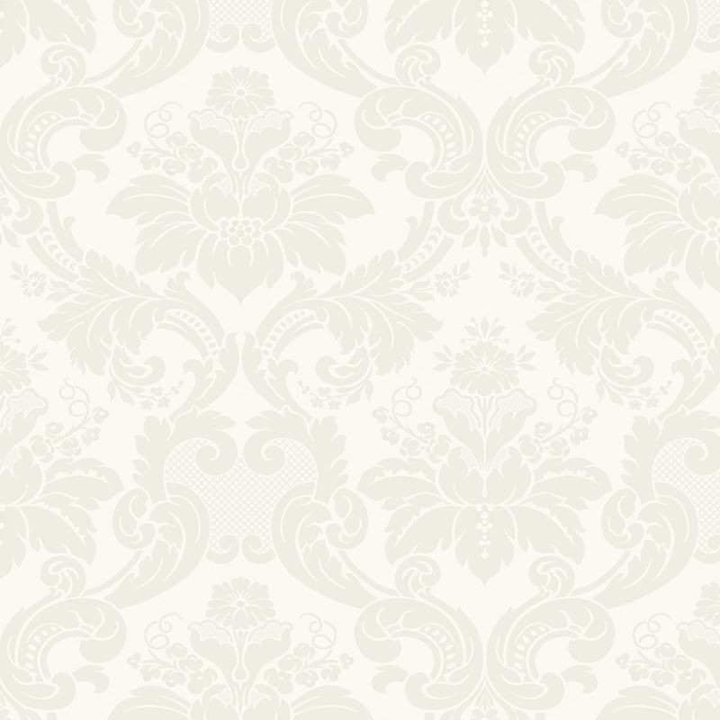 Tissu Damas Jacquard Allover Ivoire 