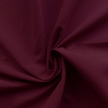 Tissu Popeline Uni Purple 