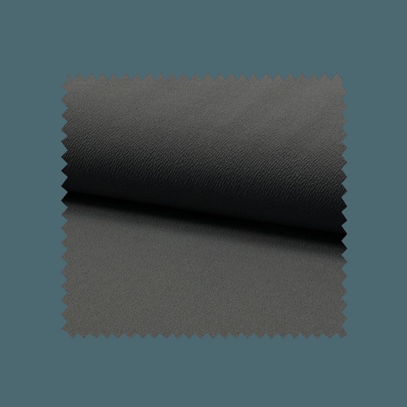 Tissu Jersey Crepe Uni Noir