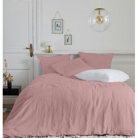 Parure de linge de lit en gaze de coton  Olivia Rose 