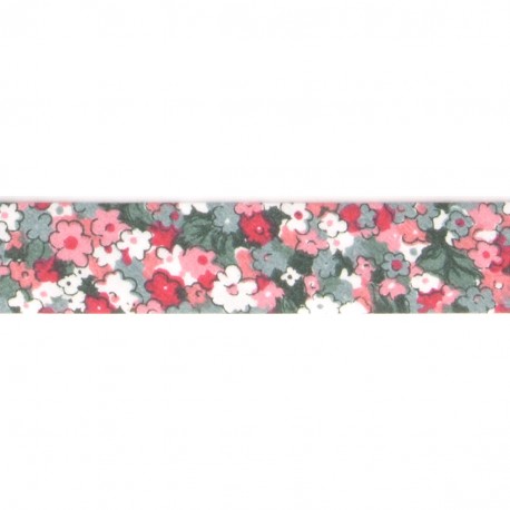 Biais replie fleurs thermocollant