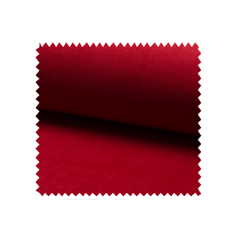 Tissu Jersey Velours Nicky Uni Fraise