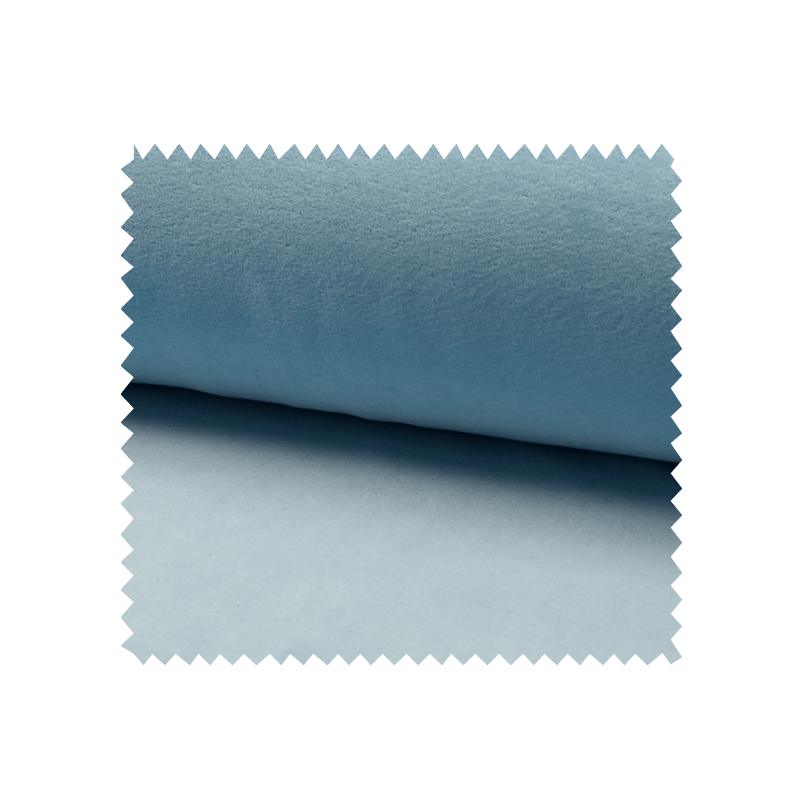 Tissu Jersey Velours Nicky Uni Nuage