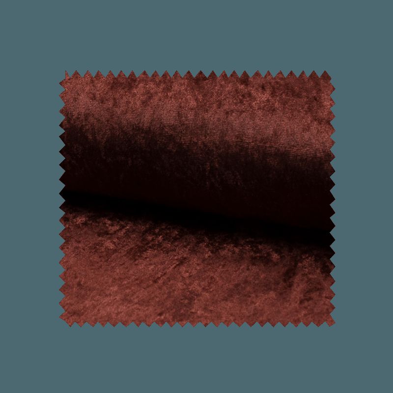 Tissu Panne De Velours Uni Marron