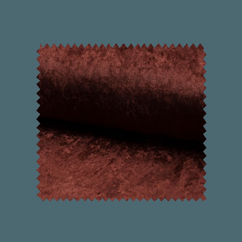 Tissu Panne De Velours Uni Marron