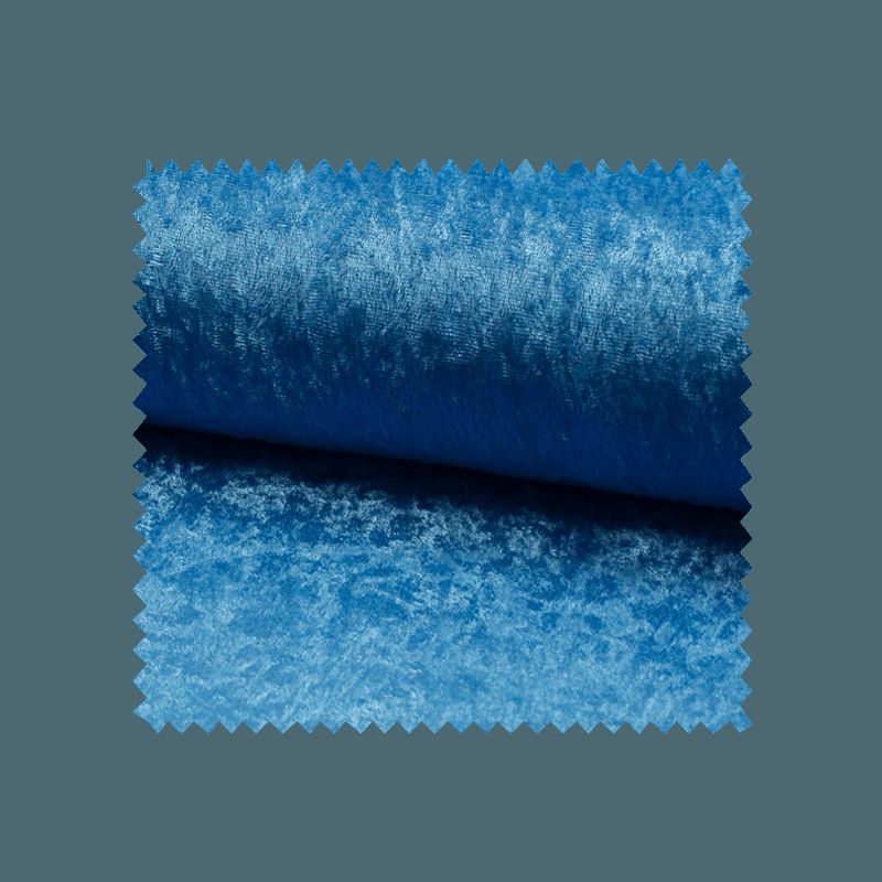 Tissu Panne De Velours Uni Bleu Ciel
