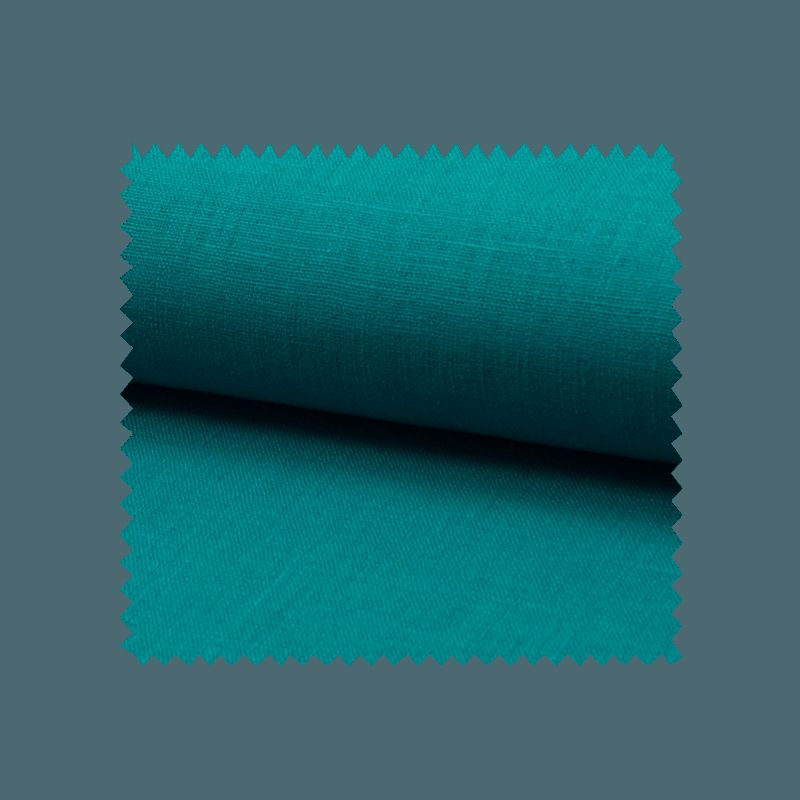 Tissu Lin Uni Turquoise