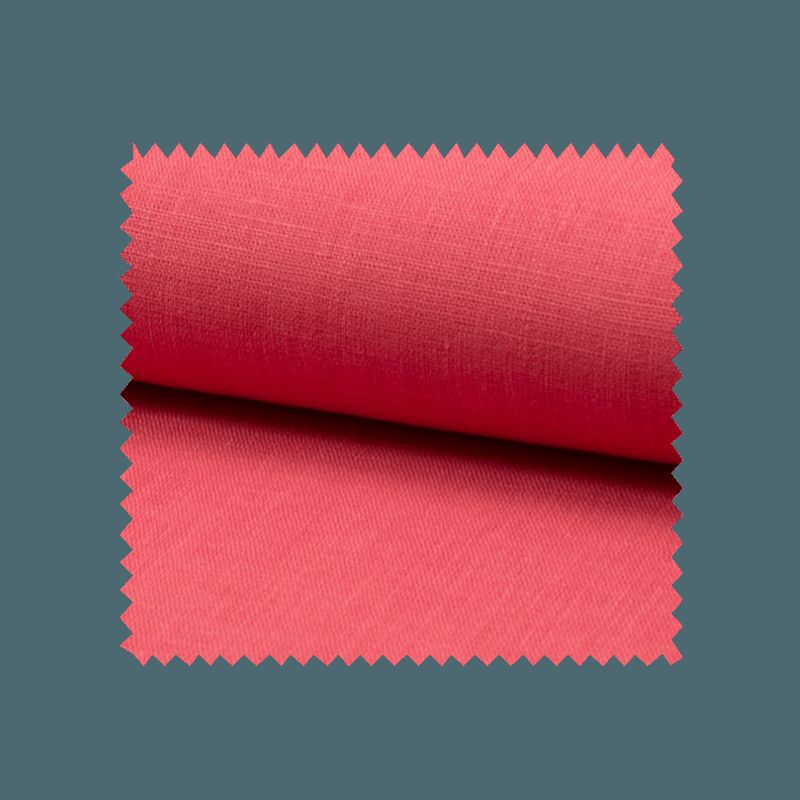 Tissu Lin Uni Corail