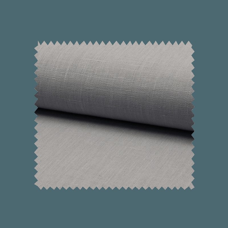 Tissu Lin Uni Gris