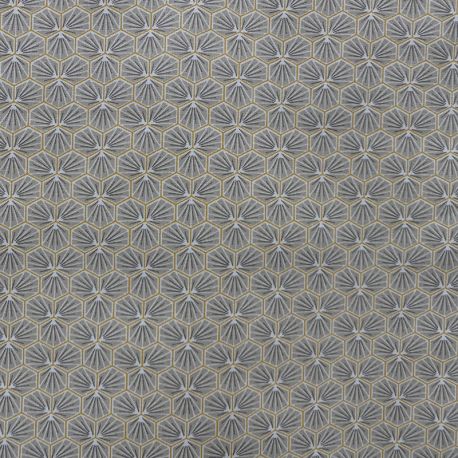 Tissu Riad Cretonne Taupe 