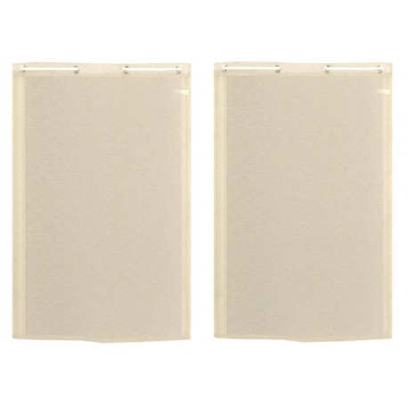 2 Stores Droit Oeillets Etamine 