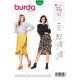 Patron Burda 6200 Young Jupe Portefeuille Avec Ceinture Et Rubans A Nouer