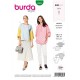 Patron Burda 6203 Young Sweatshirt  - Ligne Trapeze - Avec un Assemblage Original